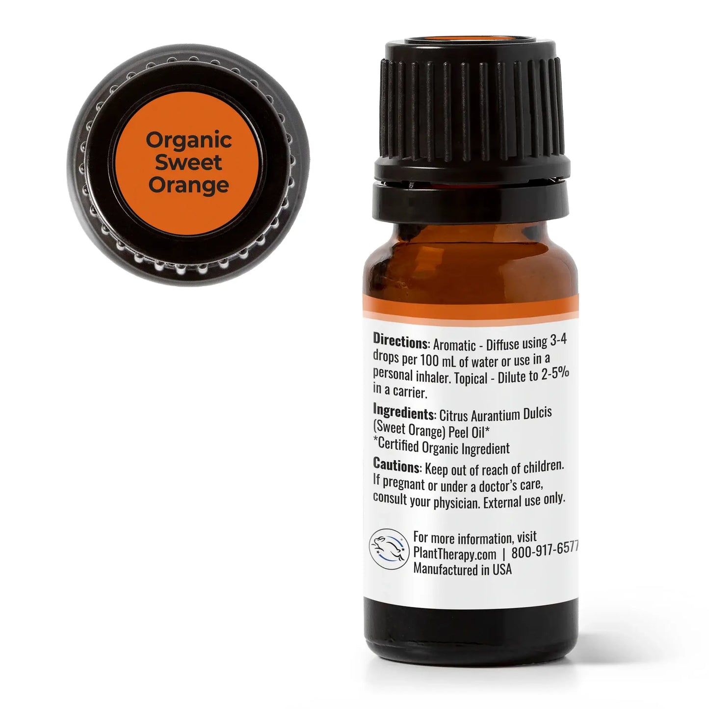 Organic Sweet Orange Essential Oil 10 mL