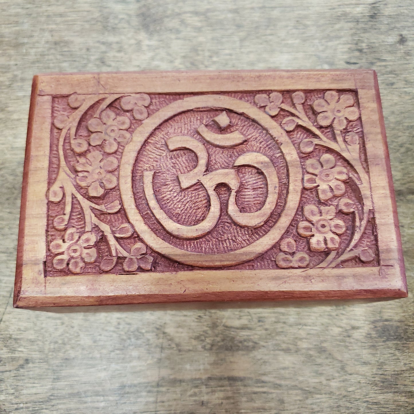 Carved Wood Box