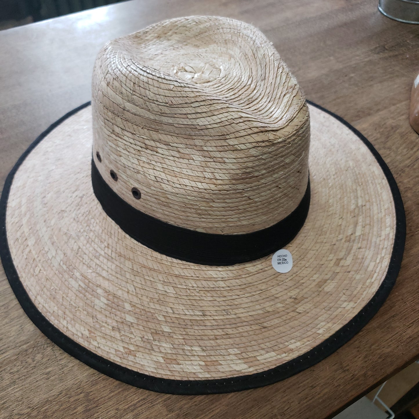 Pachuco Hat Straw Black Trim