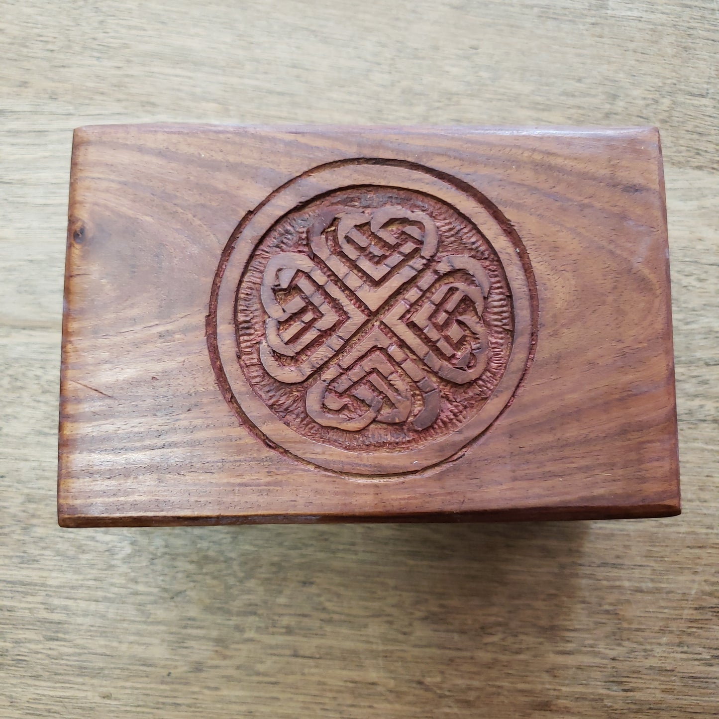 Carved Wood Box