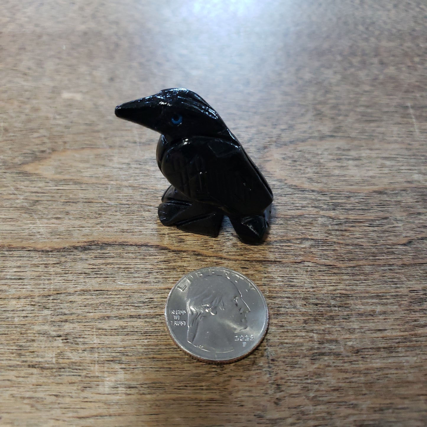 Black Gemstone Calcite or Onyx Carved Power Animal