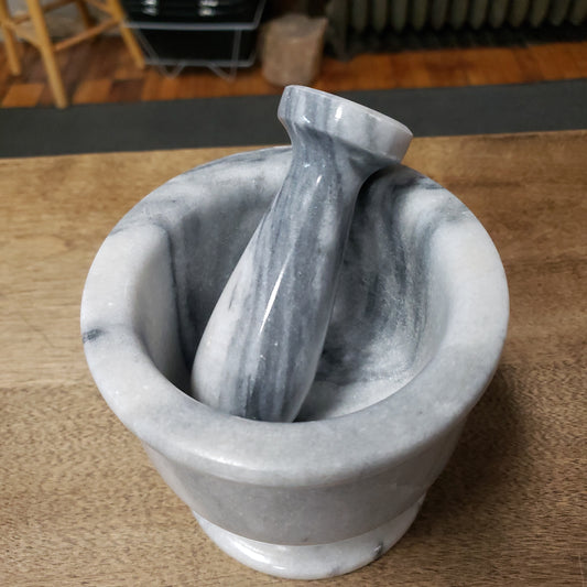 Badal Marble Mortar and Pestle