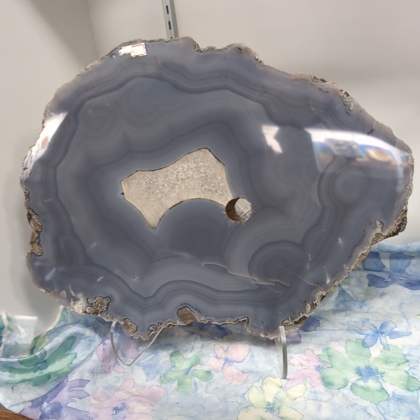 Extra Large Agate Slab and Stand