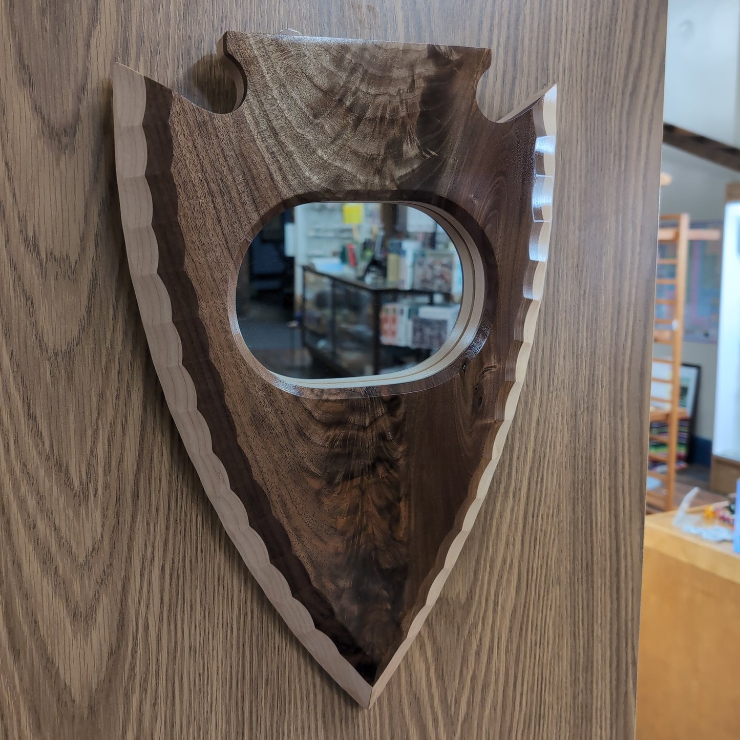 Handmade Arrowhead Mirror