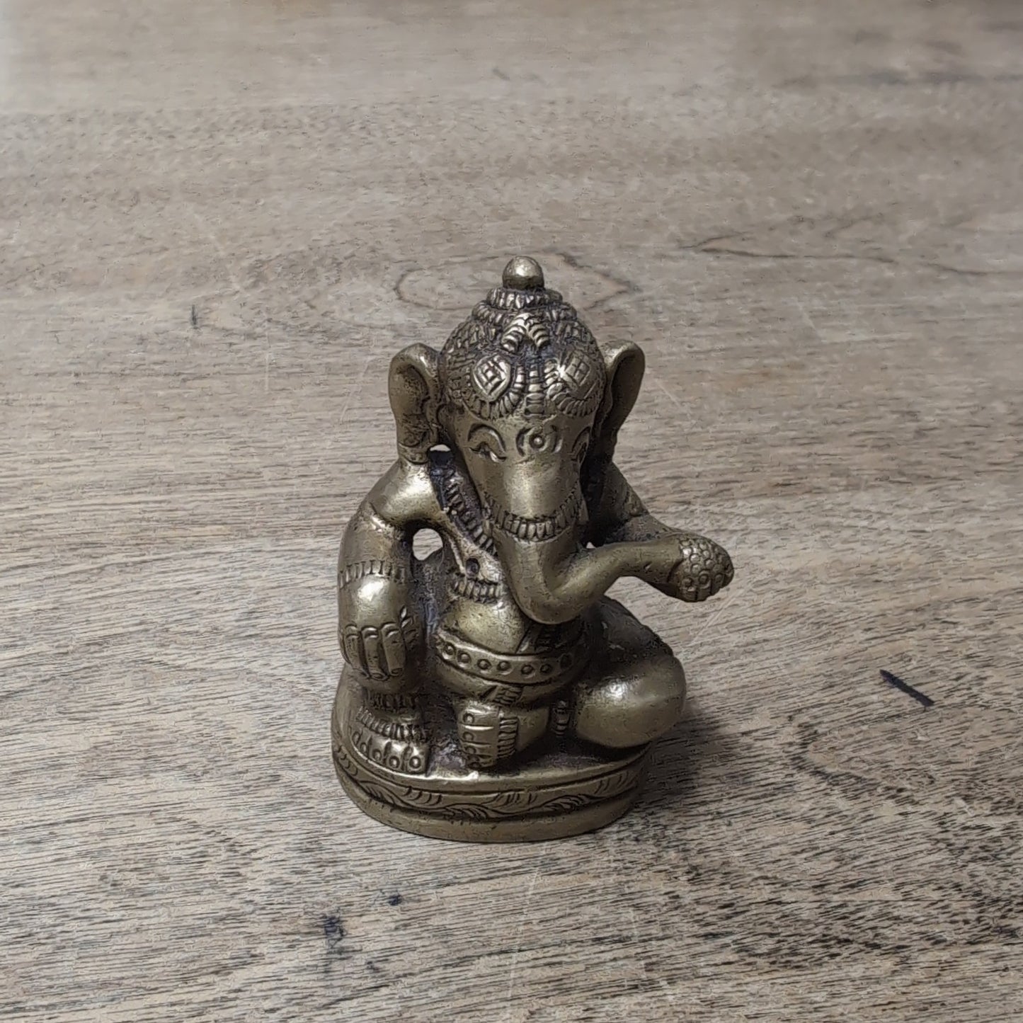 Brass Ganesha Figurine Statue