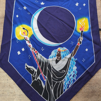 Batik Maiden, Mother, Crone Hanging Banner Flags