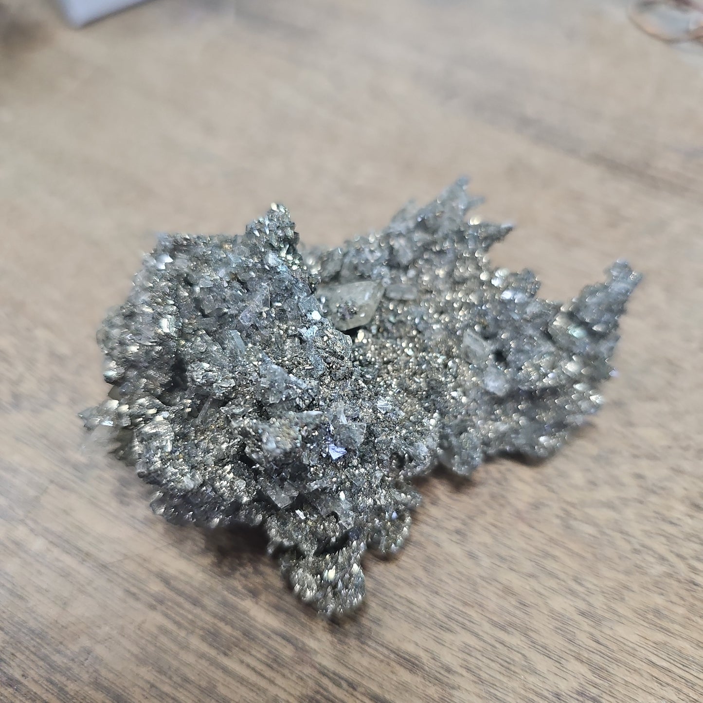 Pyrite on Barite