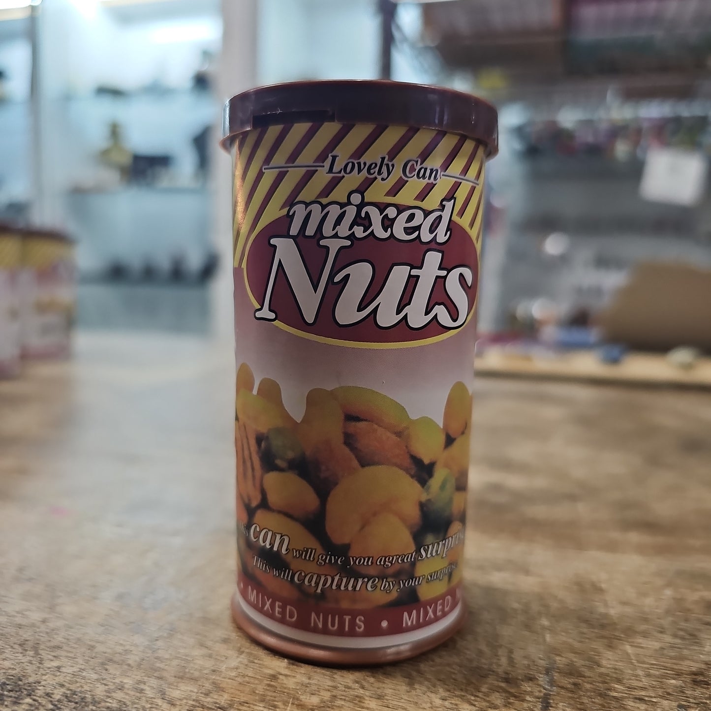 Lovely Can Mixed Nuts Surprise