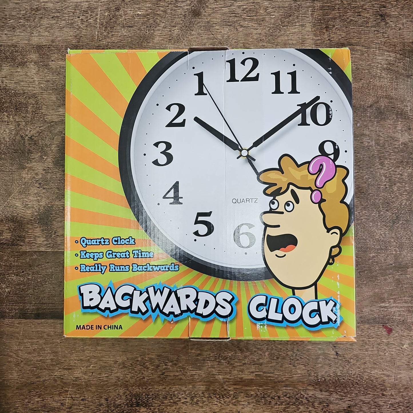 Backwards Clock