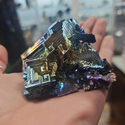 Bismuth Crystals by Wally