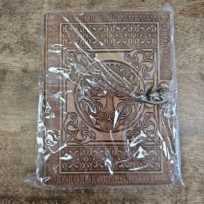 5x7 Leather Tree of Life Journal w/ Latch