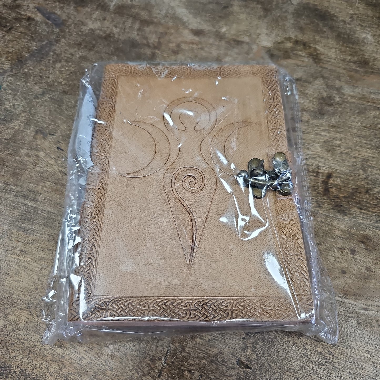 5x7 Leather Goddess Journal w/ Latch