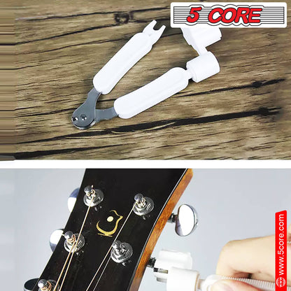 Guitar String Winder Cutter and Bridge Pin Puller 3 in 1