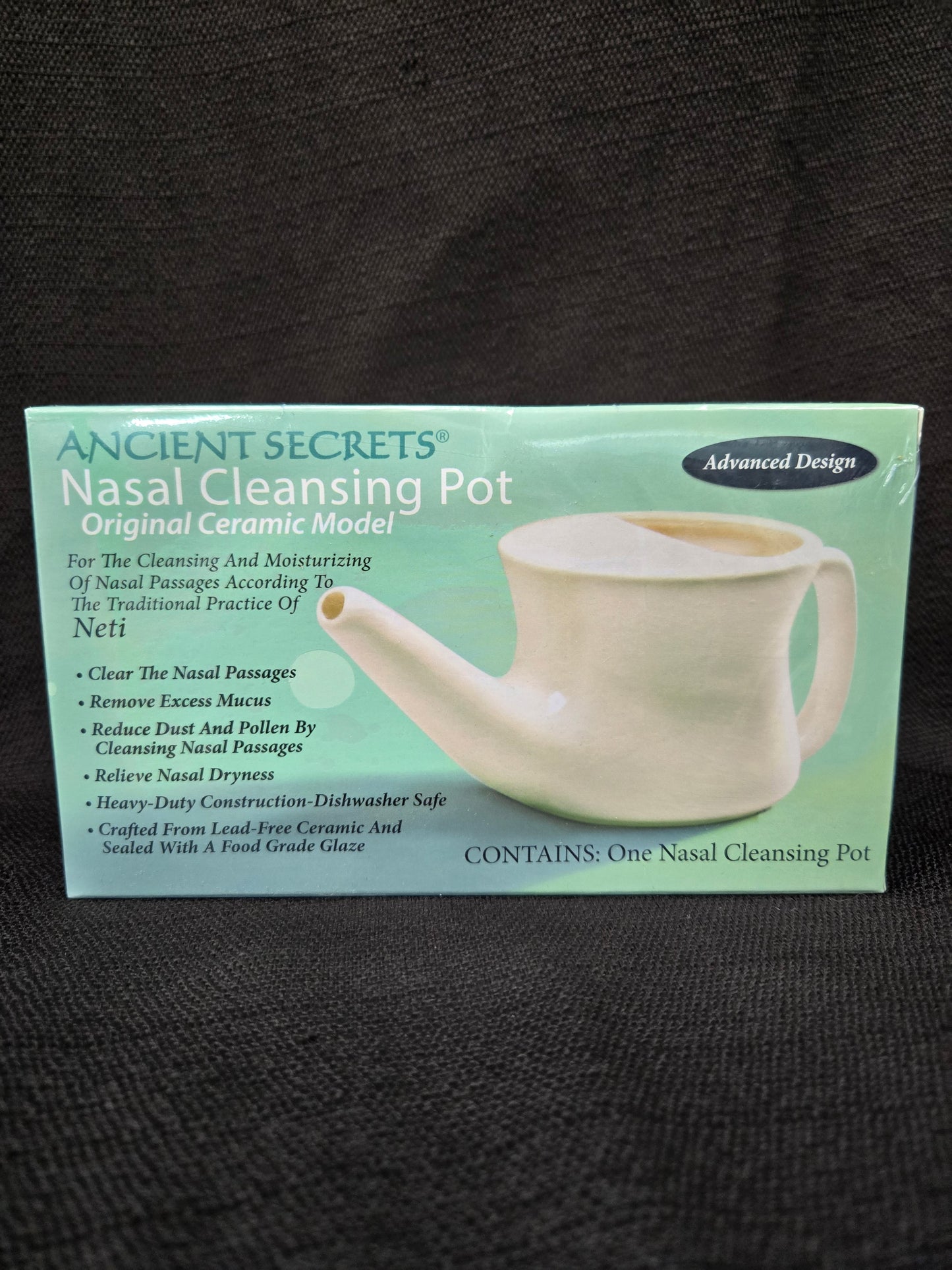 Nasal cleaning pot