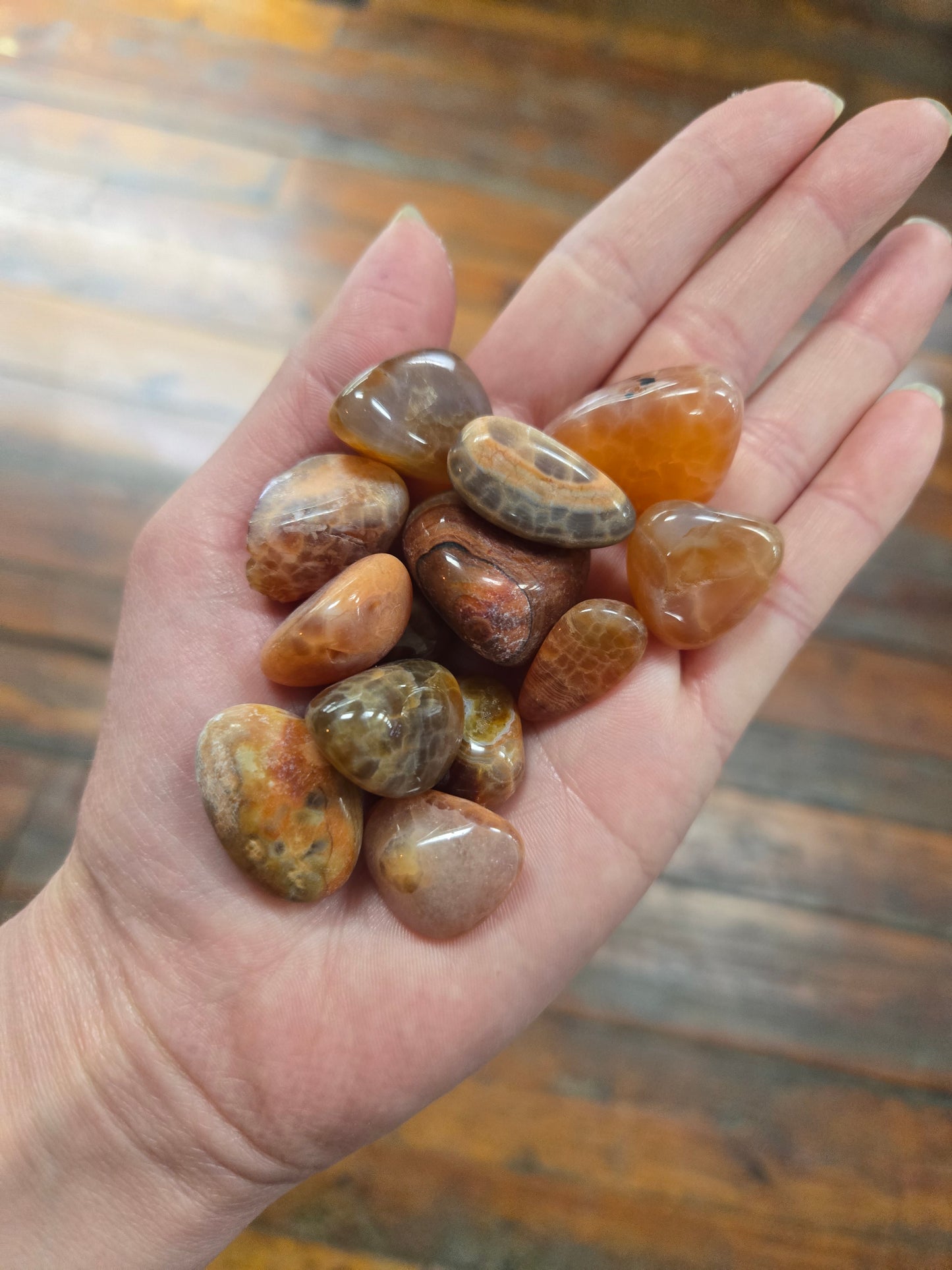 Fire Agate Tumbled (China)