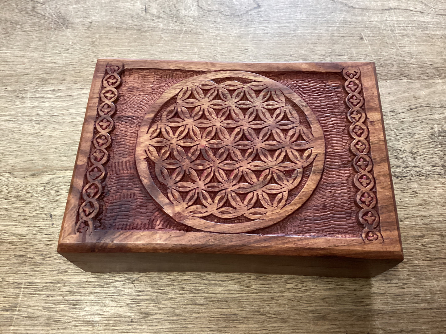 Carved Wood Box