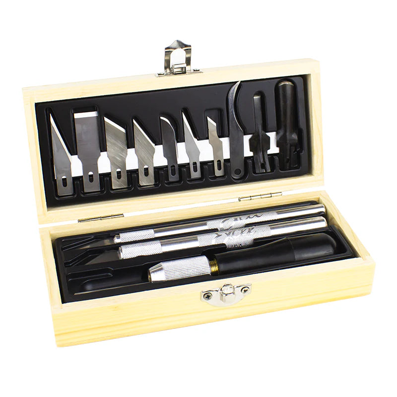 Professional Set of Hobby Knives and Gouges