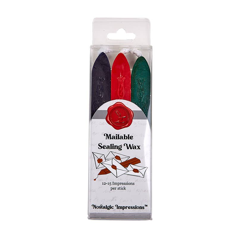 Sealing Wax Sticks with wick 3PK- 25+ colors