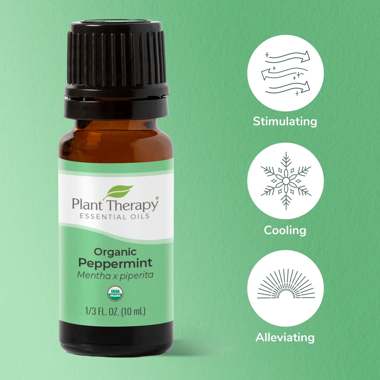 Organic Peppermint Essential Oil 10 mL