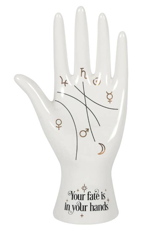 White Palmistry Hand