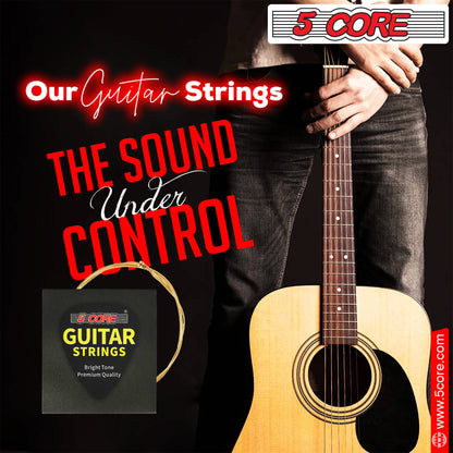 Acoustic Guitar Strings with Heavy Duty Gauge .010-.047