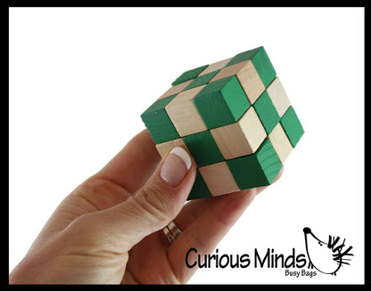 Wooden Magic Cube Puzzle