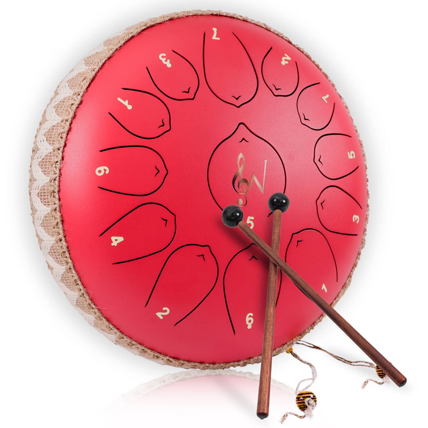 Wise Harmony Steel Tongue Drum 12 Inch 13 Notes: Navy Blue