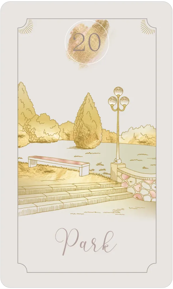 Azra's Golden Lenormand Cards