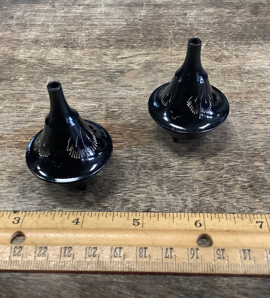 Black Cone Incense Burner