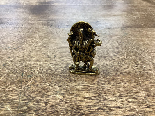 Miniature Brass Kali Figurine