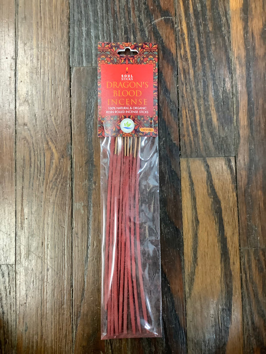 Dragon’s Blood Resin Stick Incense by Soul Sticks