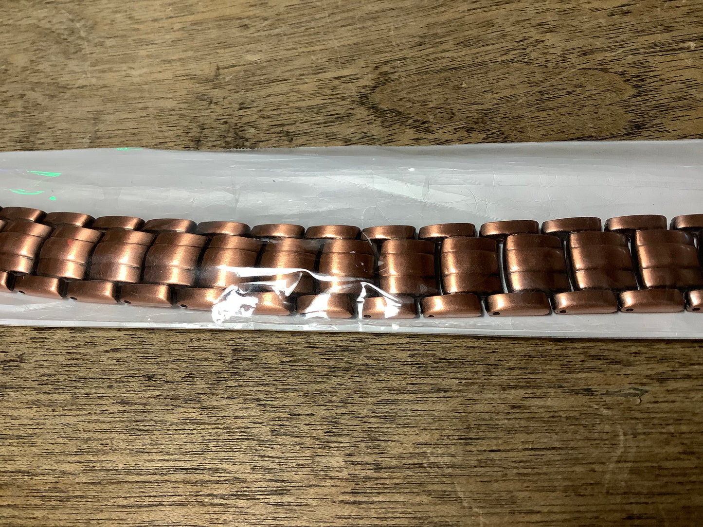 Solid Copper Magnetic Link Bracelet