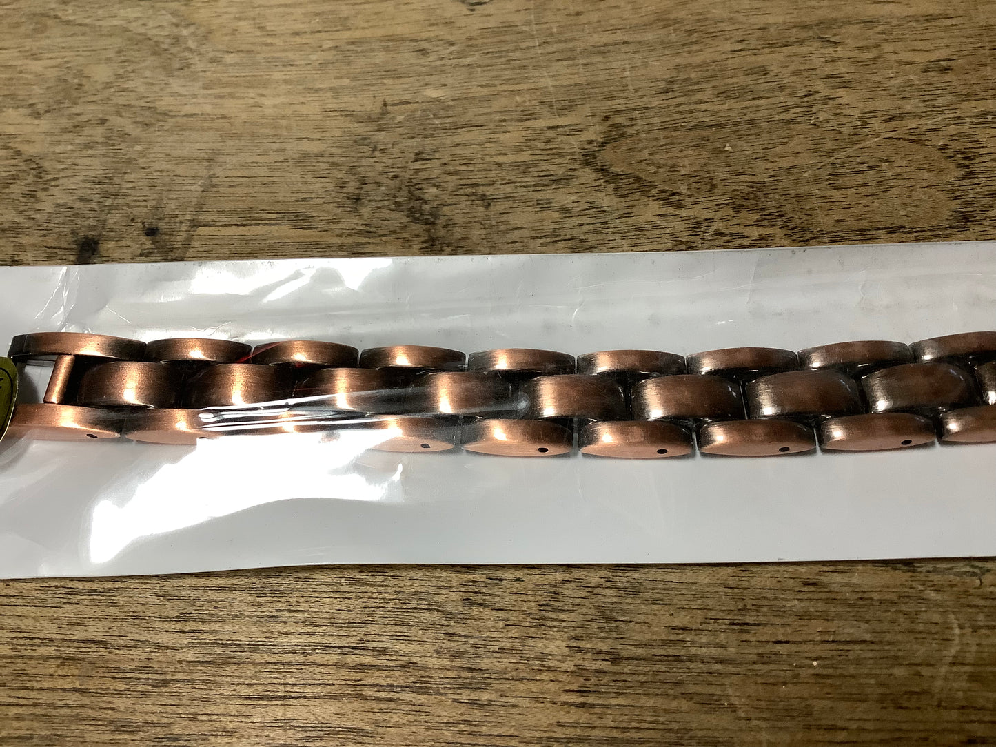 Solid Copper Magnetic Link Bracelet