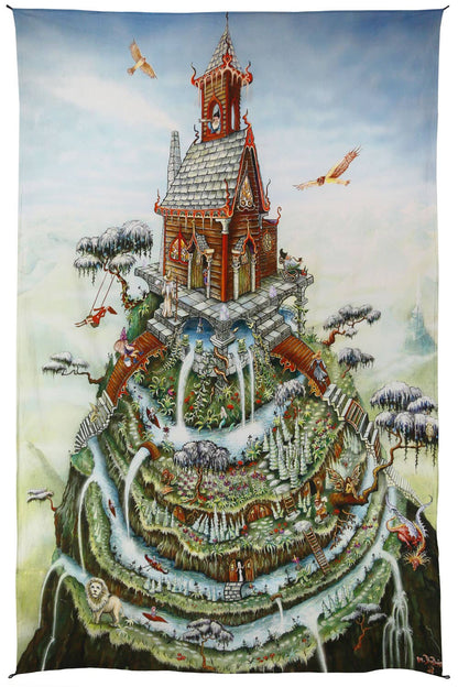 Heady Art Print Tapestry Mountain House