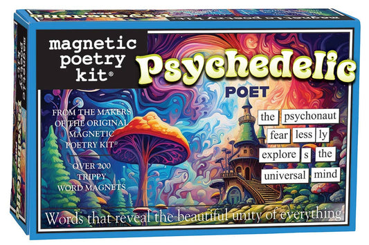 Psychedelic Poet Magnetic Poetry Kit