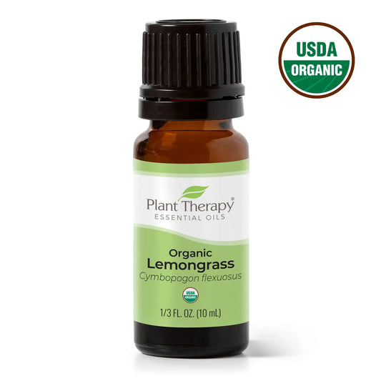 Organic Lemongrass Essential Oil 10 mL