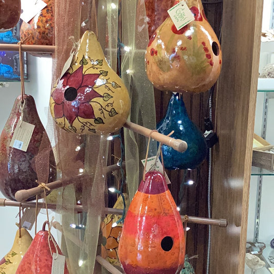 Birdhouse or Lamp by The Gourd Guru