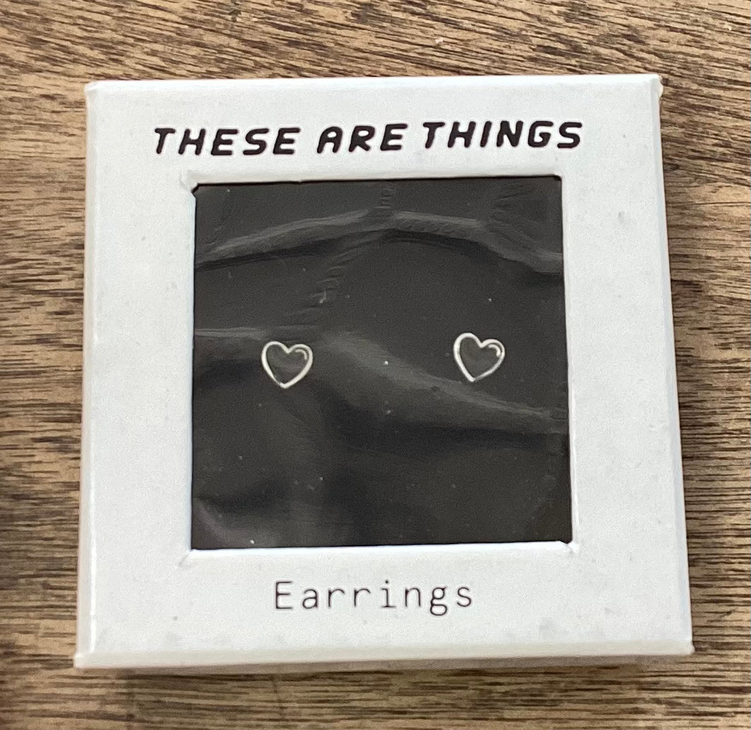 These Are Things Enamel Stud Earrings