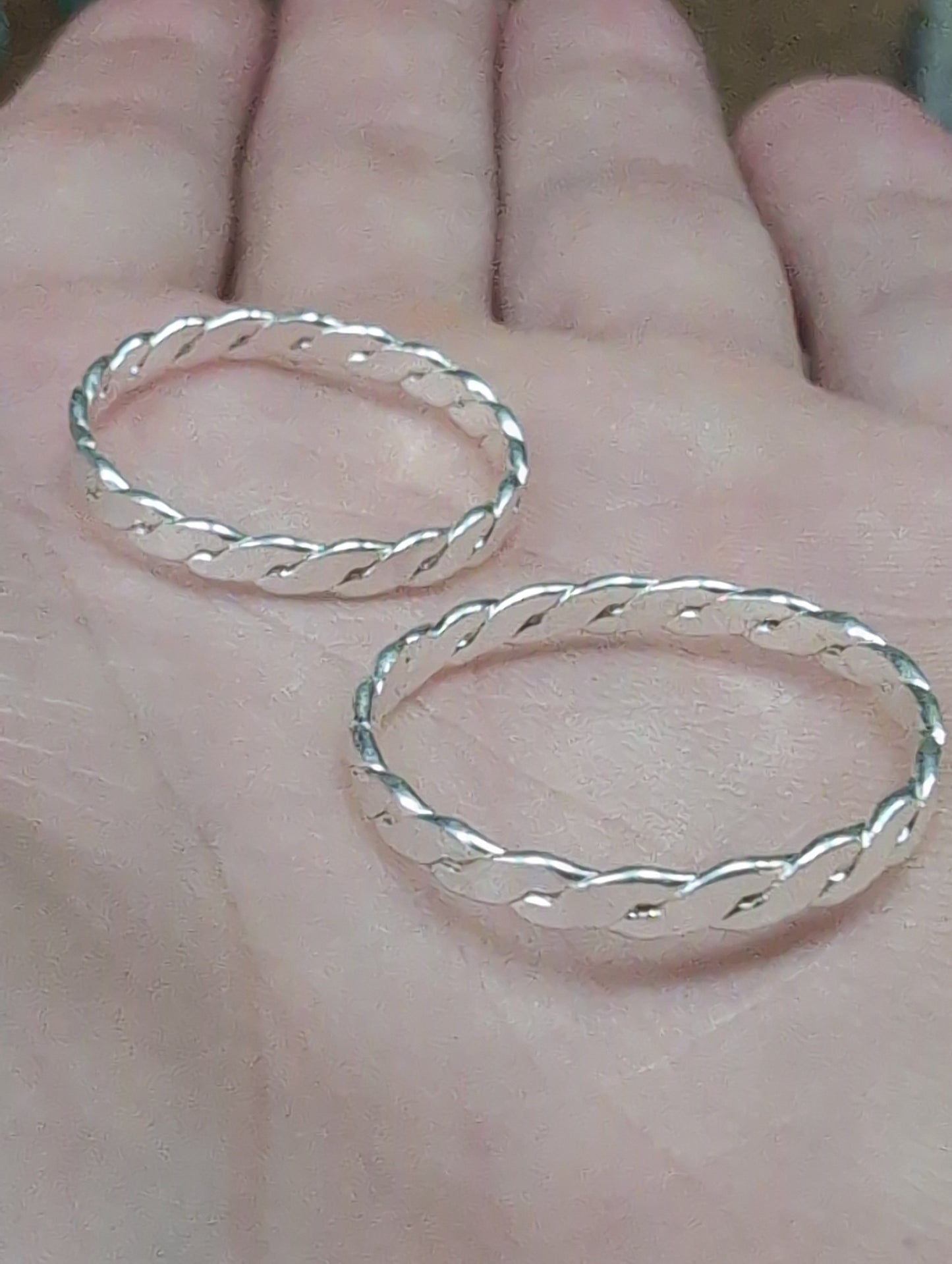 Braided ring band