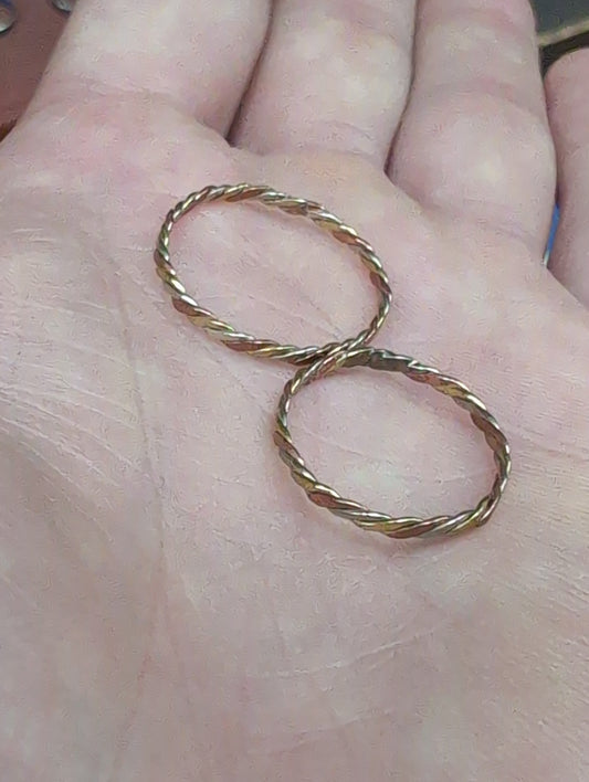 Braided ring band