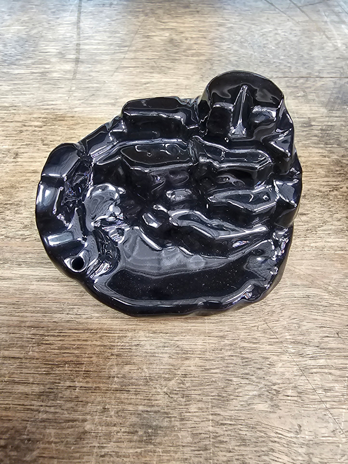 Black Backflow Incense Burner