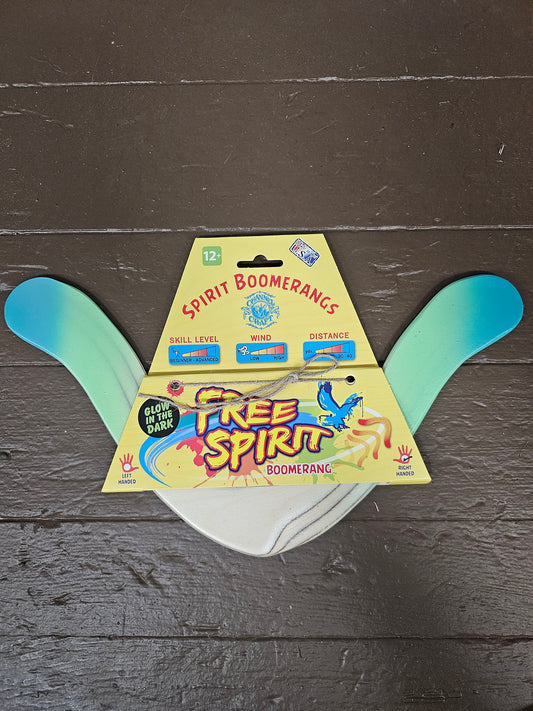 Spirit Boomerang - Free Spirit Glow in the Dark Boomerang - Right Handed