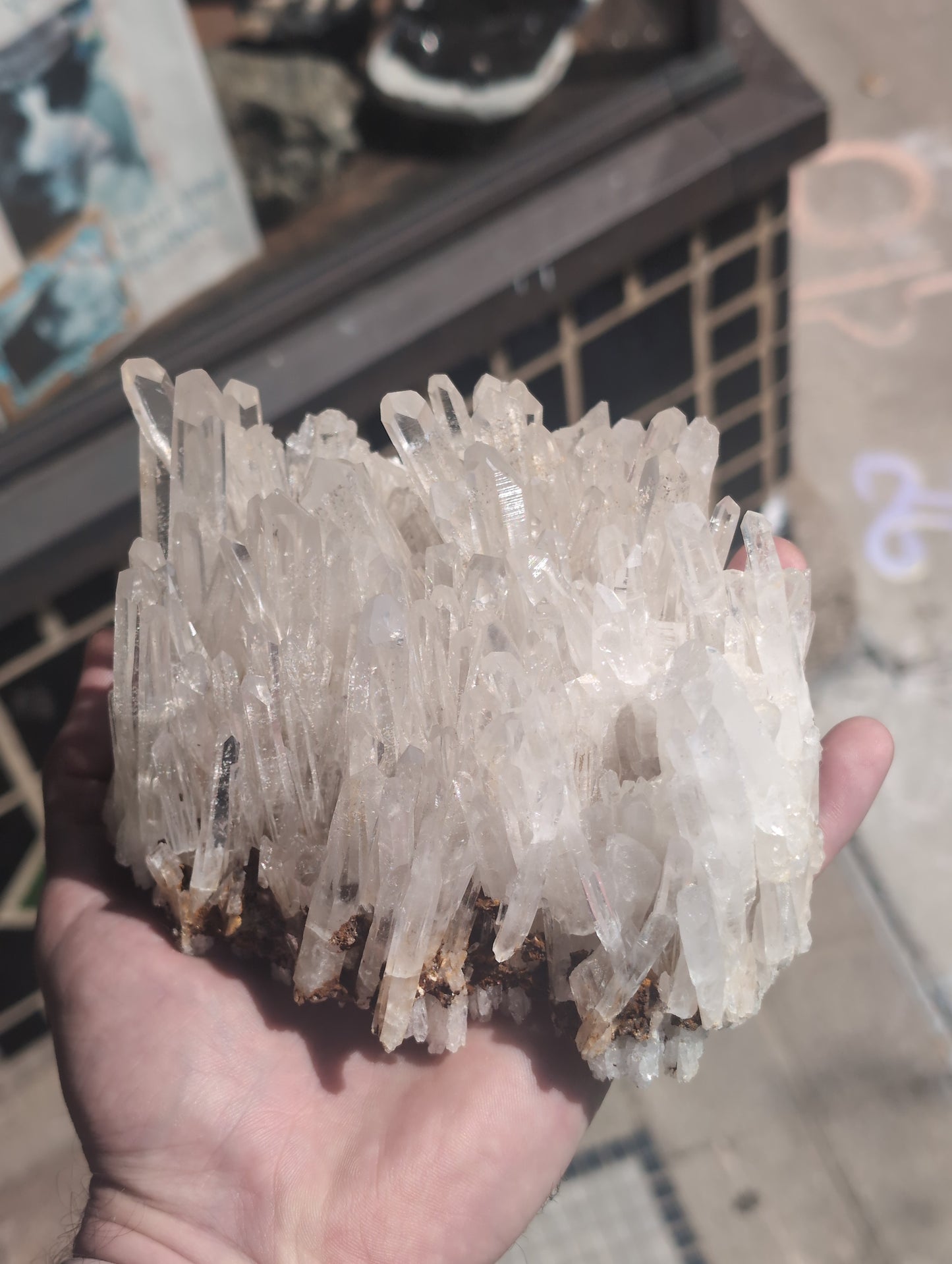 Columbian Clear Quartz Cluster