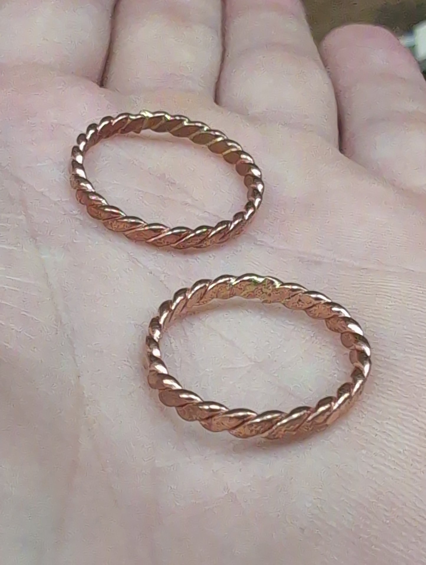 Braided ring band