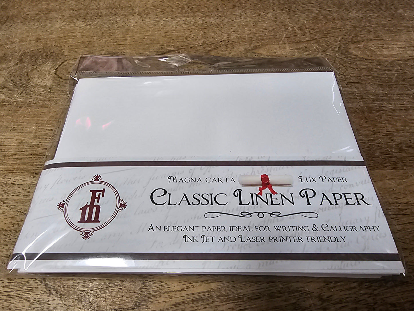 Classic Linen Paper Note Card Sets-Fold-Over Note Cards & Envelopes