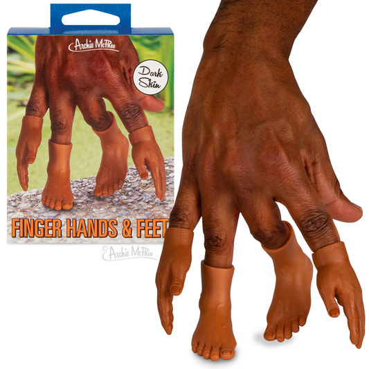 Finger Hands & Feet Set- Dark skin tone