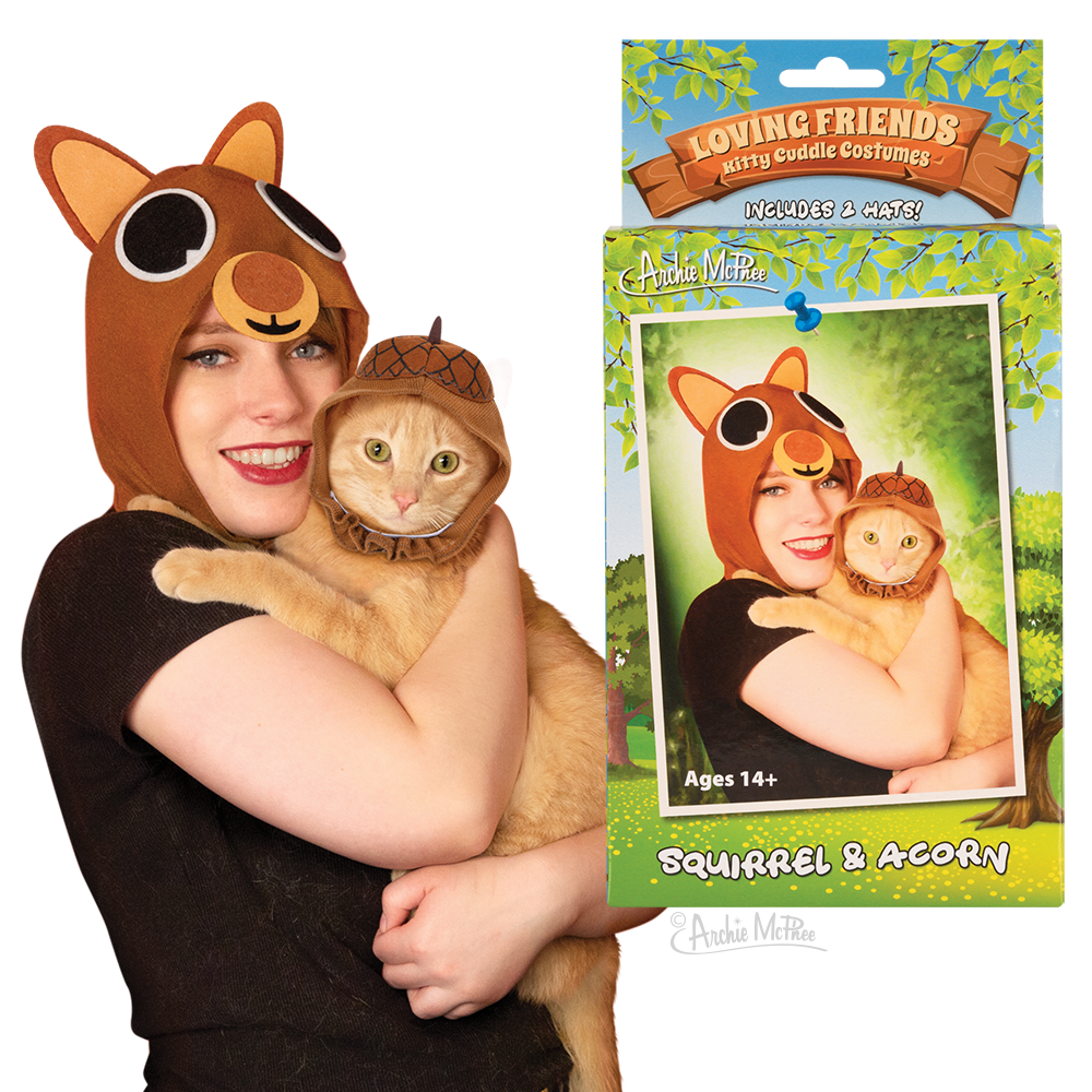 Squirrel & Acorn Kitty Cuddle Costume