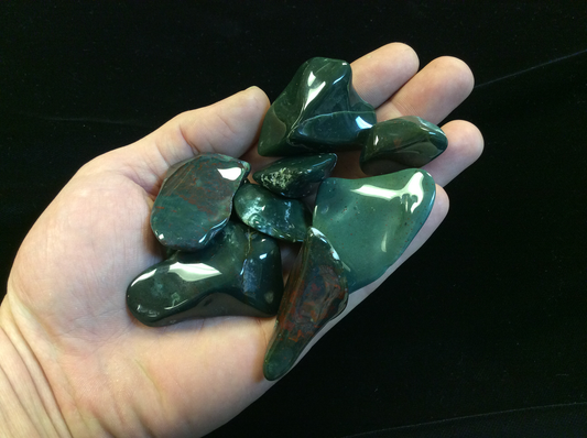 Fancy Jasper Bloodstone Tumbled