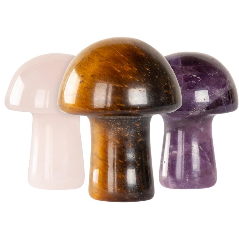 Crystal Semi-precious Gemstone Mushroom