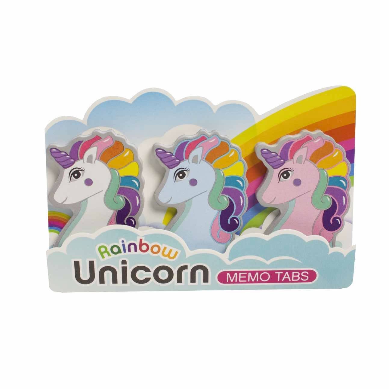 Rainbow Unicorn Memo Tabs